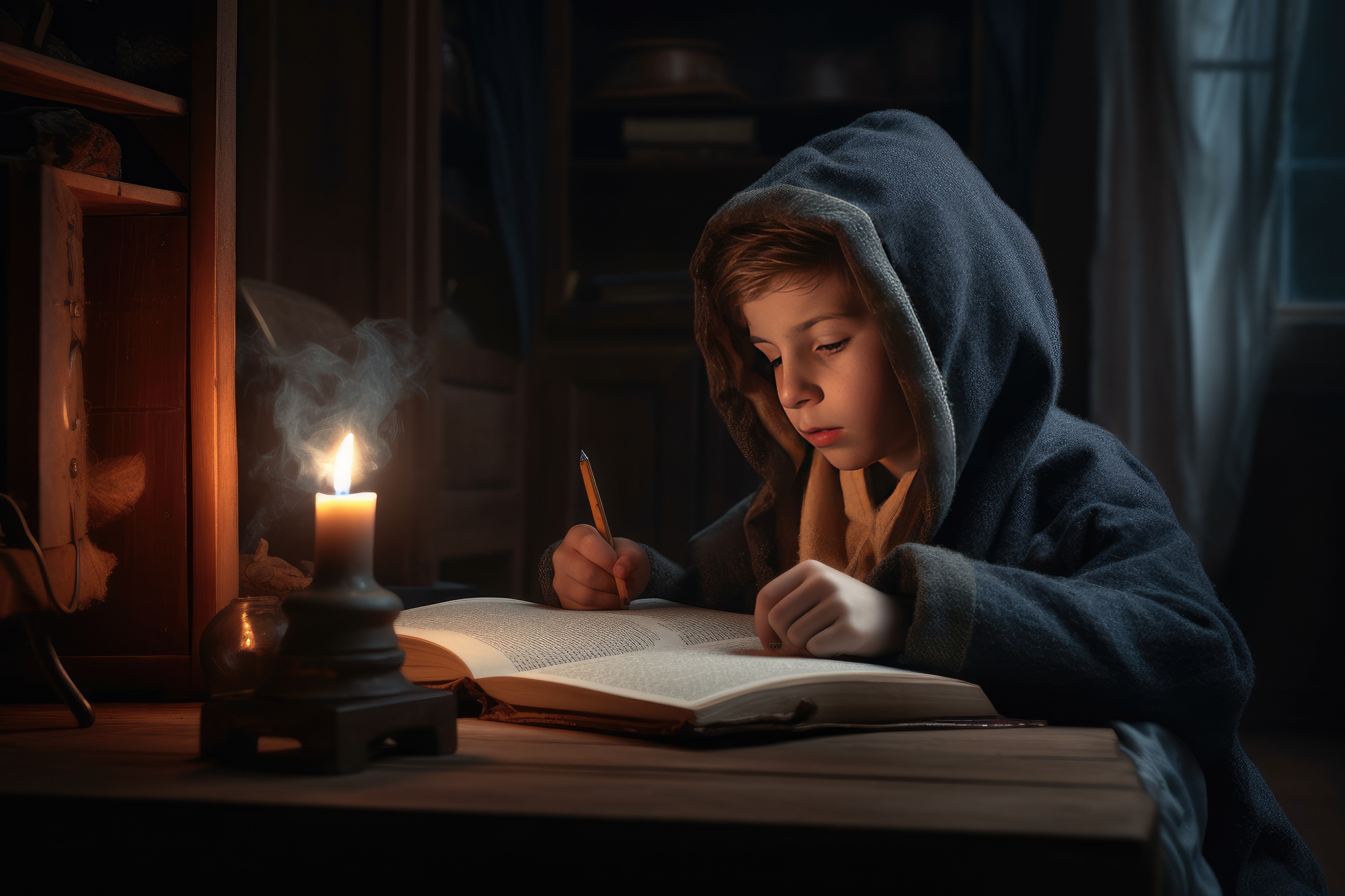 vecteezy_boy-wrapped-in-blanket-reading-book-with-burning-candle_33034887